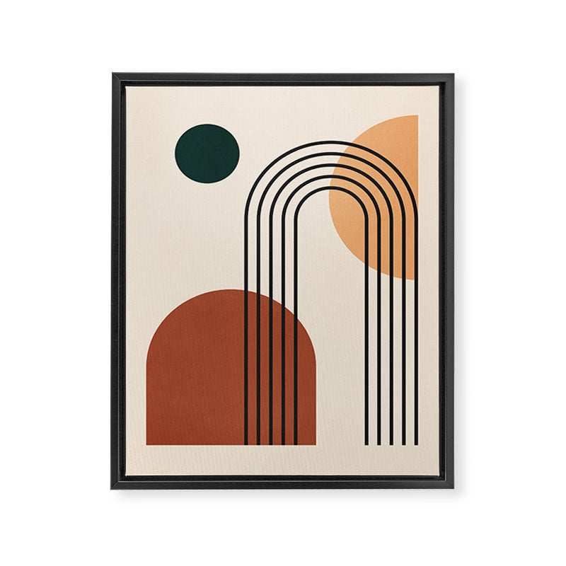 geometric abstract 59 Framed Canvas Print Gallery Image 6