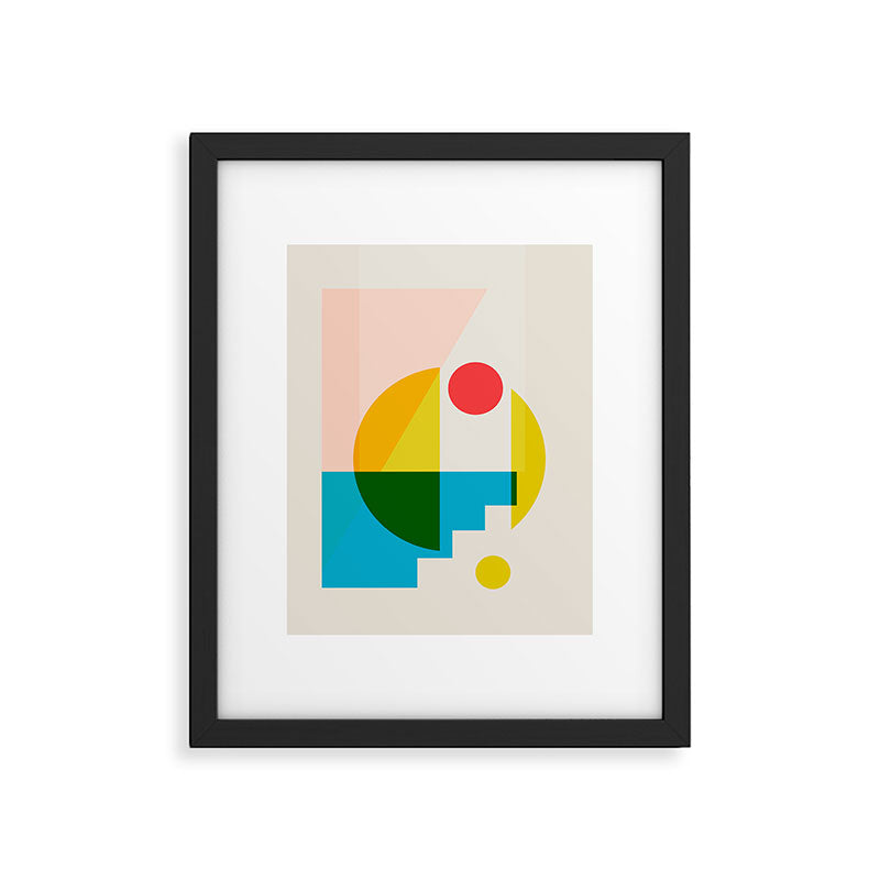 geometric abstract 8 Framed Art Print Gallery Image 5