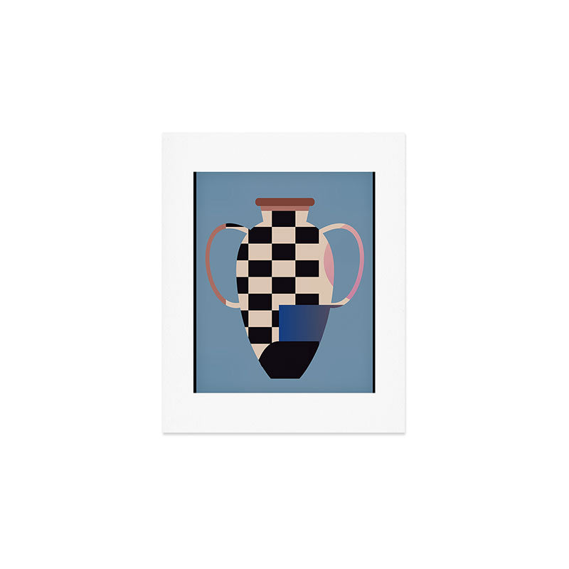 Geometric Abstract Vase 2 Art Print Gallery Image 1