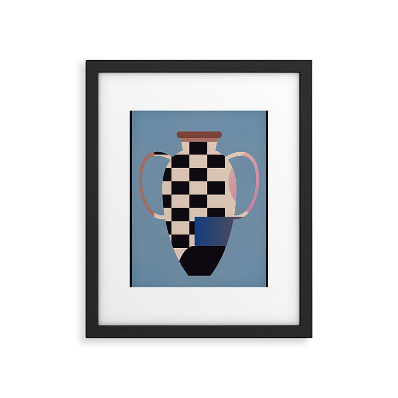 Geometric Abstract Vase 2 Framed Art Print Gallery Image 5