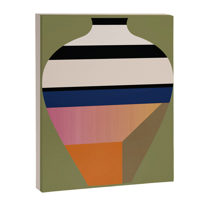 Geometric Abstract Vase 3 Canvas Print Gallery Image 1