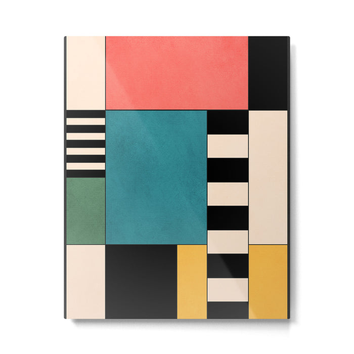 Geometric Abstraction 100 Metal Print Gallery Image 1