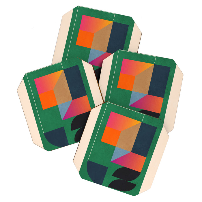 Geometric Abstraction 109 Coaster Gallery Image 1