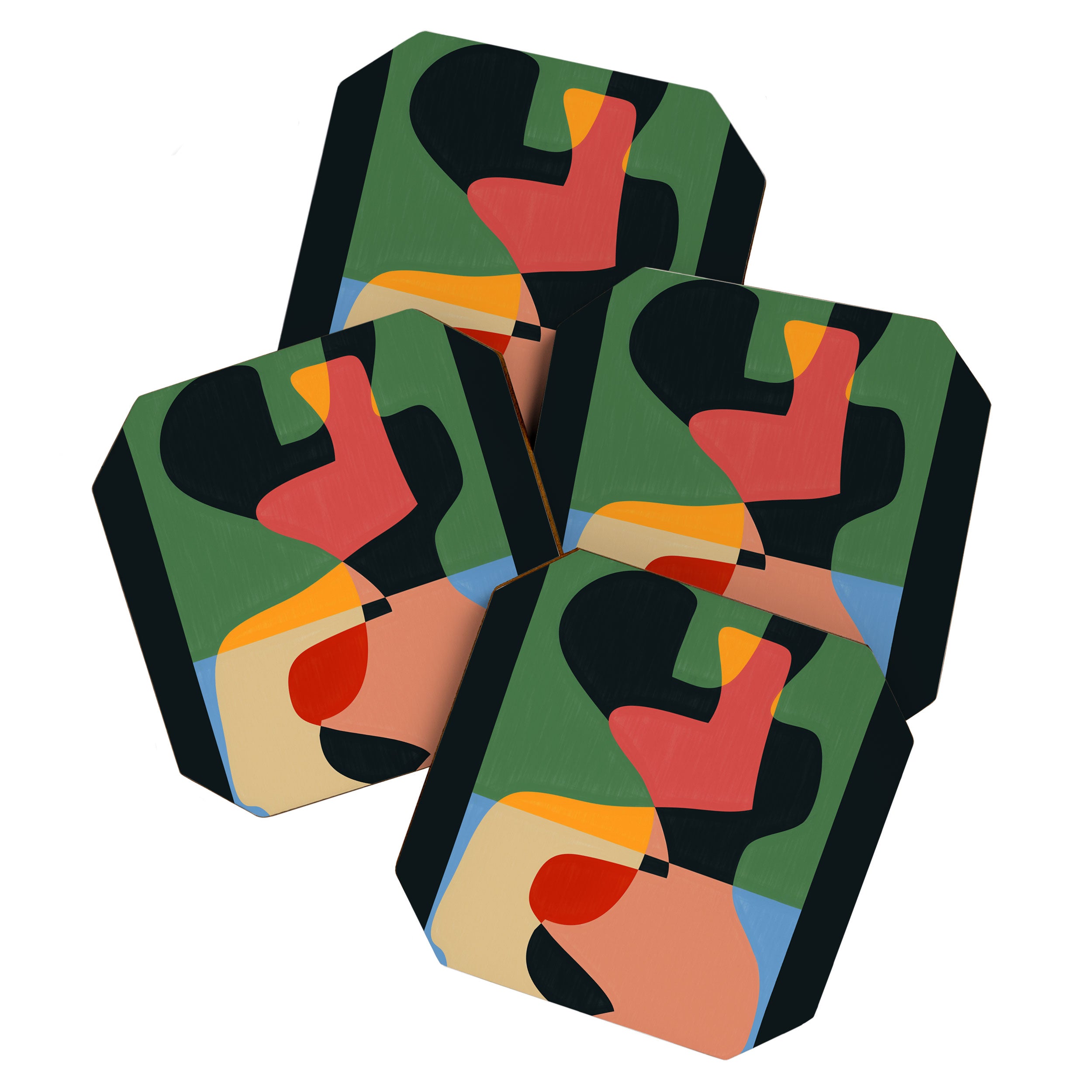Geometric Abstraction 132 Coaster Gallery Image 1
