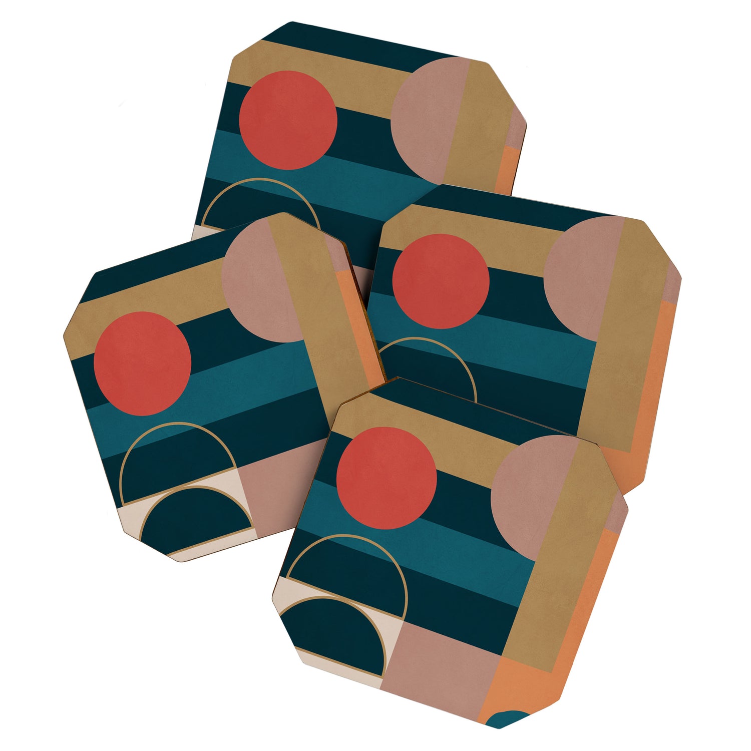 Geometric Abstraction 183 Coaster Gallery Image 1