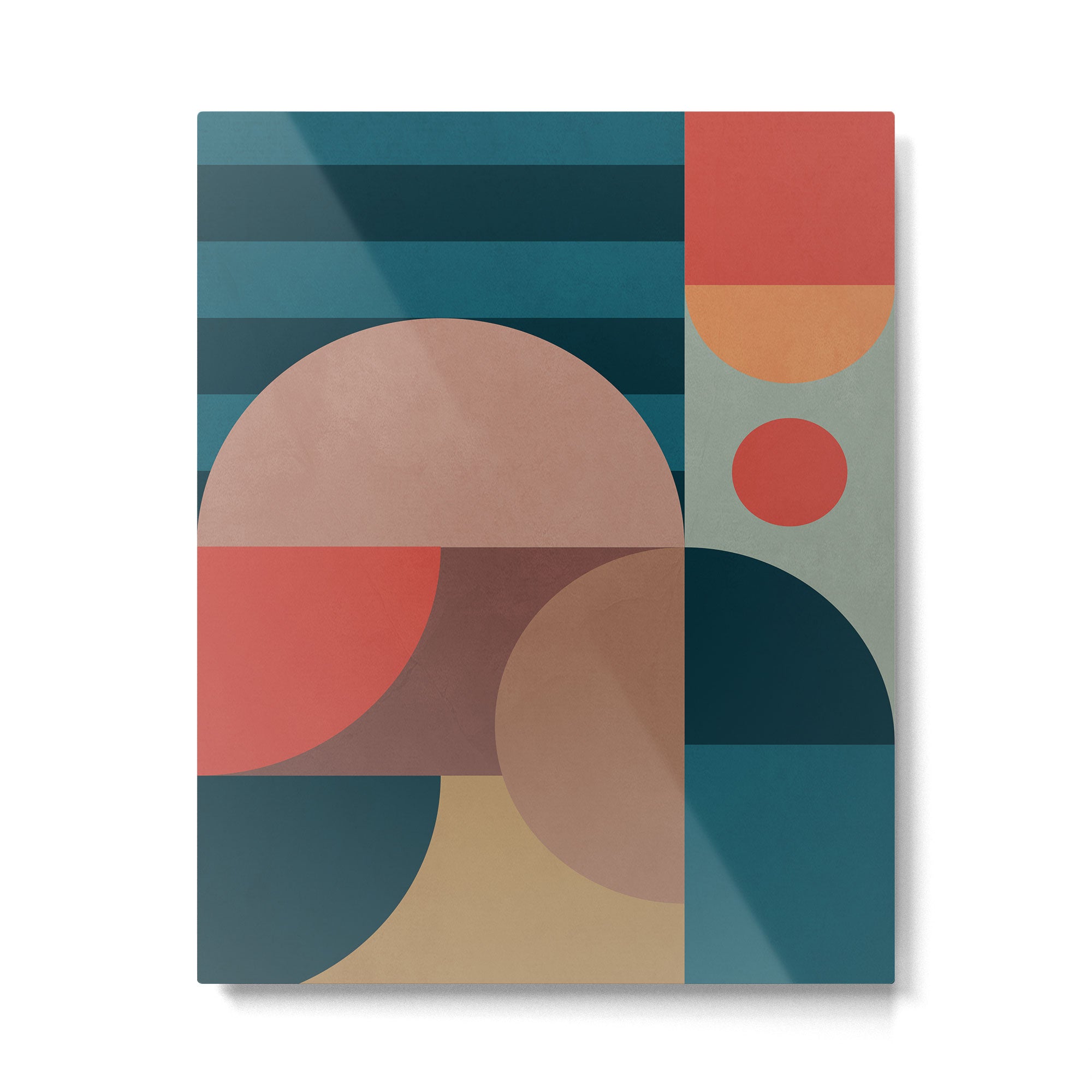 Geometric Abstraction 190 Metal Print Gallery Image 4