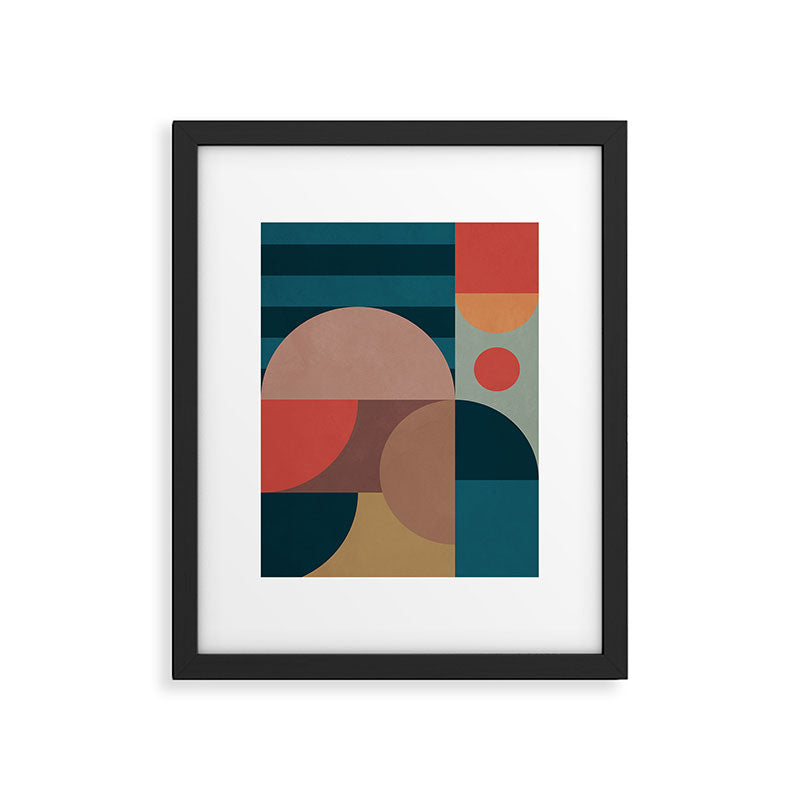 Geometric Abstraction 190 Framed Art Print Gallery Image 5