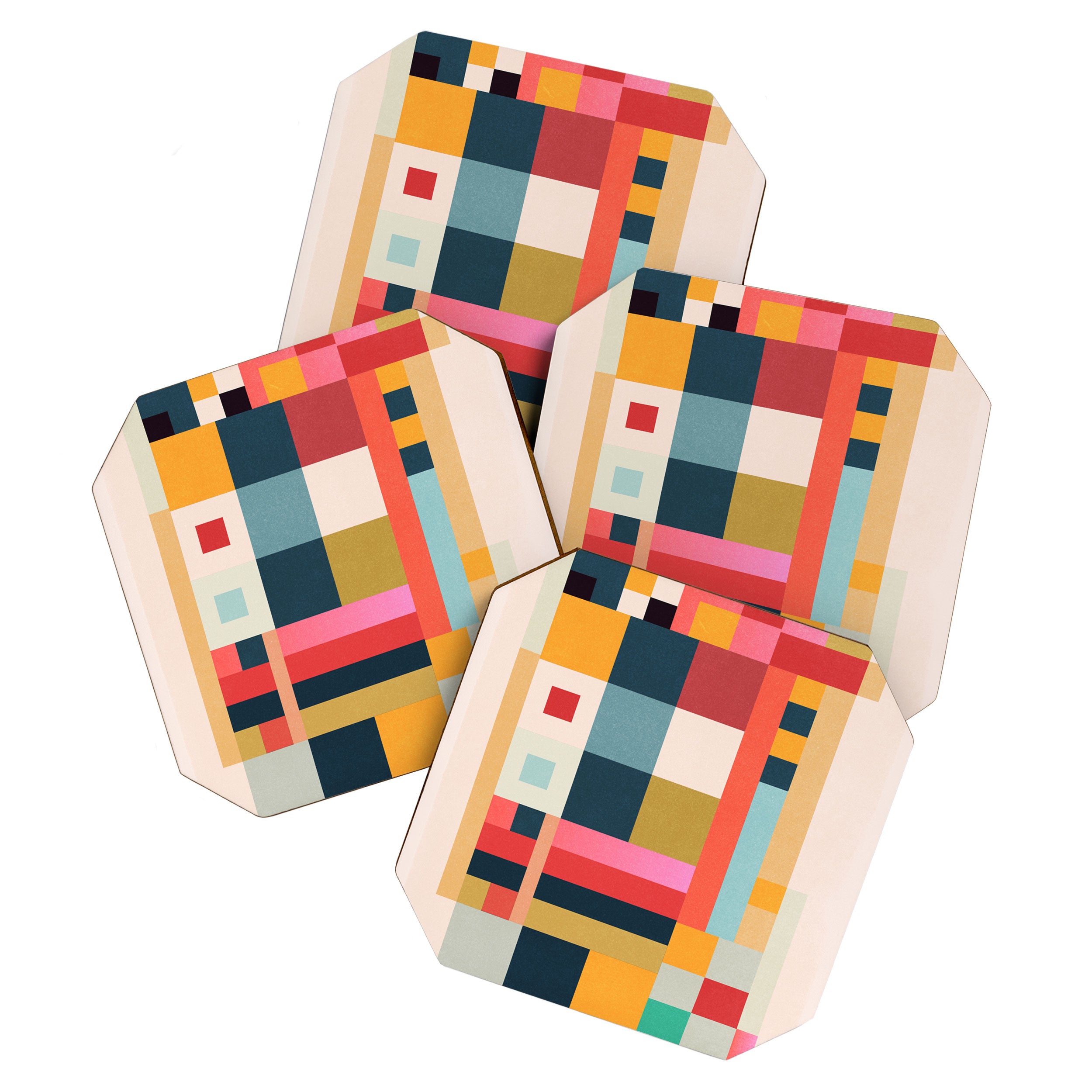 Geometric Abstraction 216 Coaster Gallery Image 1