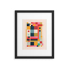 Geometric Abstraction 216 Framed Art Print Gallery Image 5