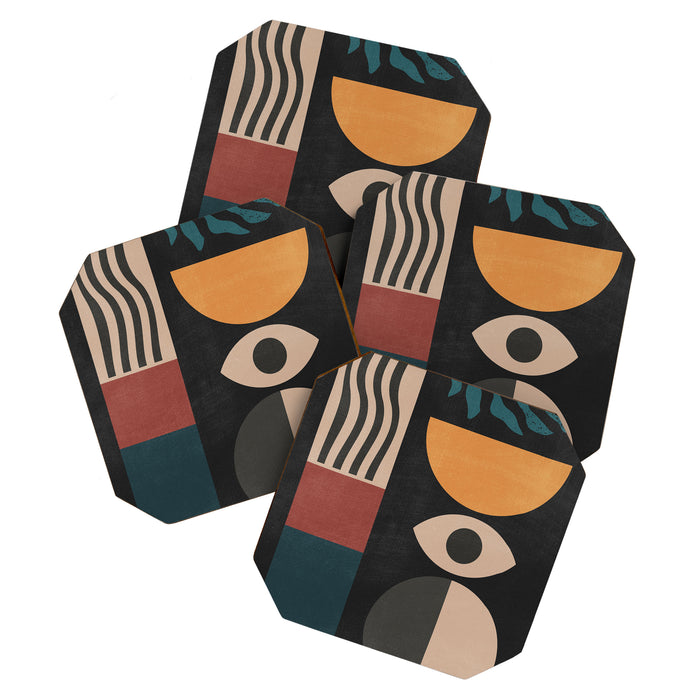 Geometric Abstraction 237 Coaster Gallery Image 1