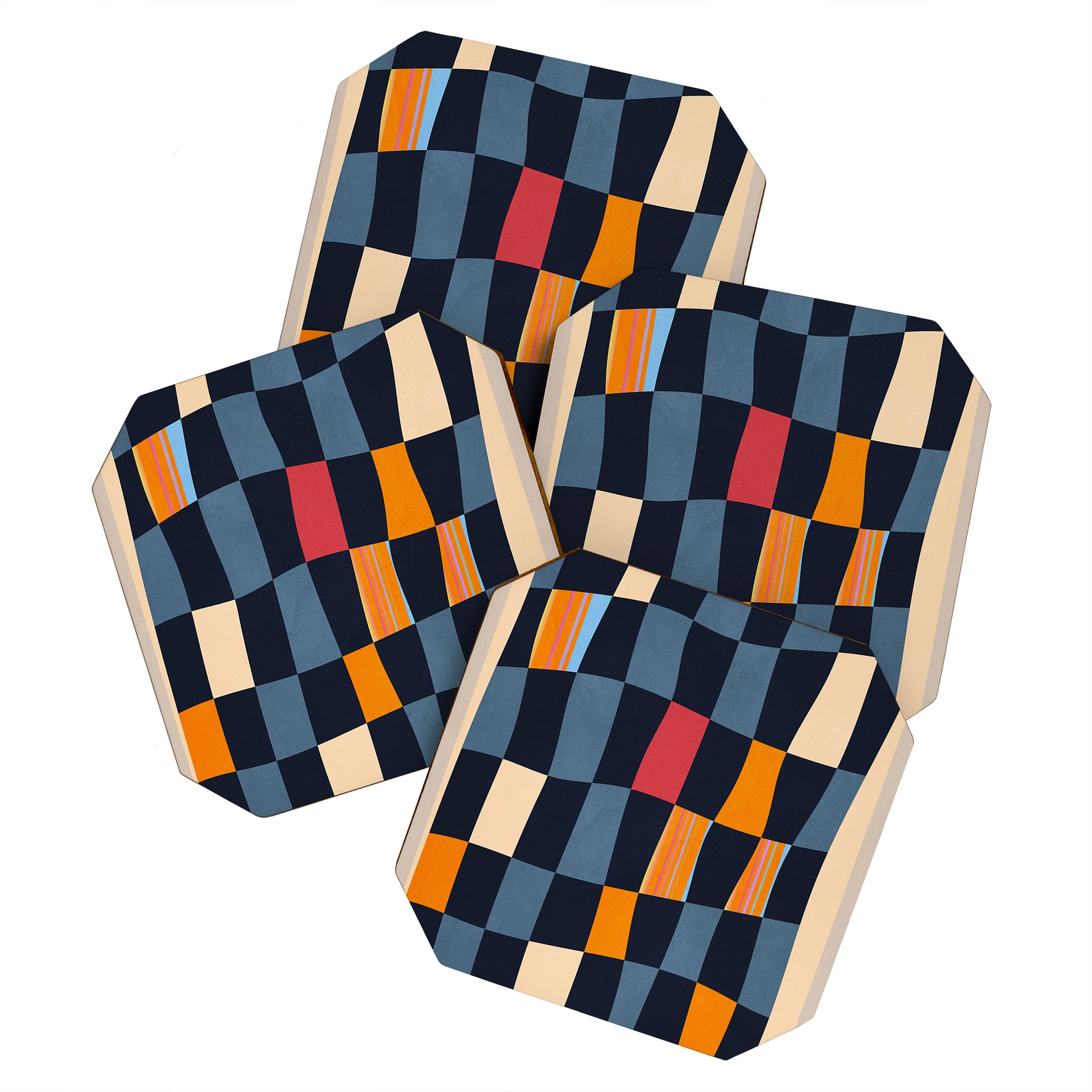 Geometric Abstraction 238 Coaster Gallery Image 1