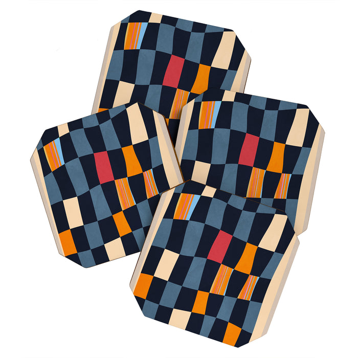 Geometric Abstraction 238 Coaster Gallery Image 1
