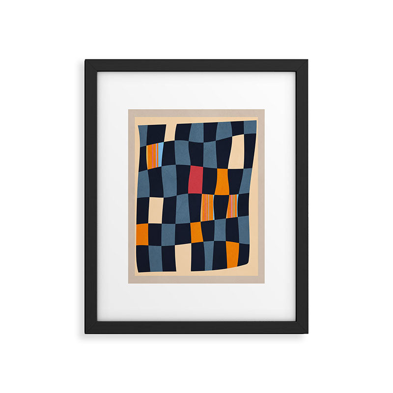 Geometric Abstraction 238 Framed Art Print Gallery Image 5