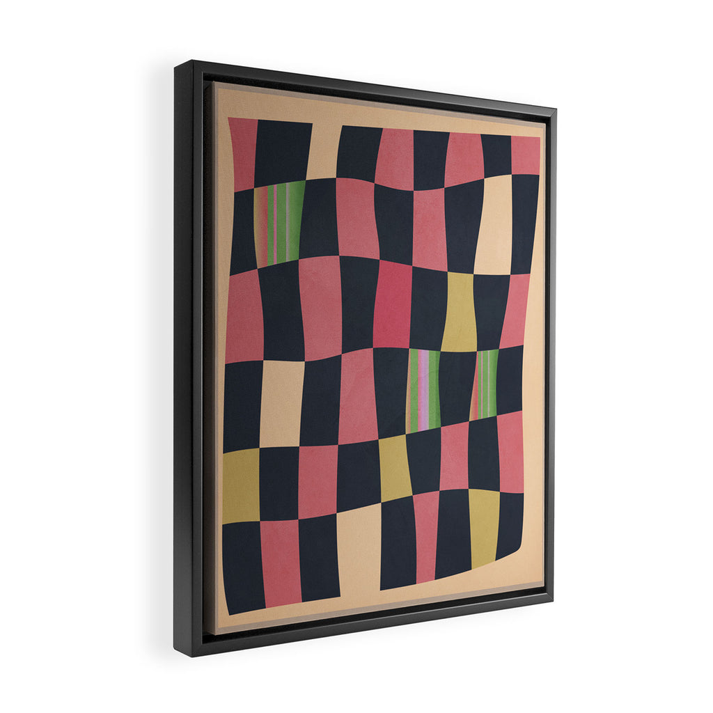Geometric Abstraction 241 Framed Canvas Print Gallery Image 2