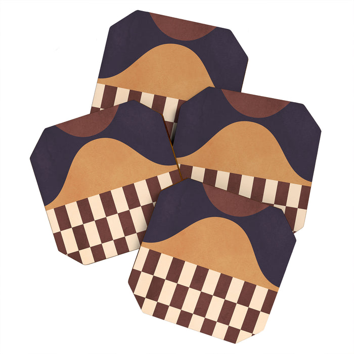 Geometric Abstraction 262 Coaster Gallery Image 1