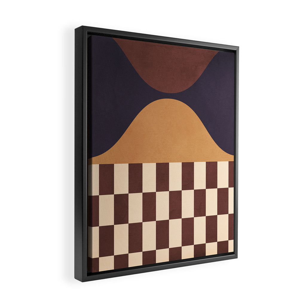 Geometric Abstraction 262 Framed Canvas Print Gallery Image 2