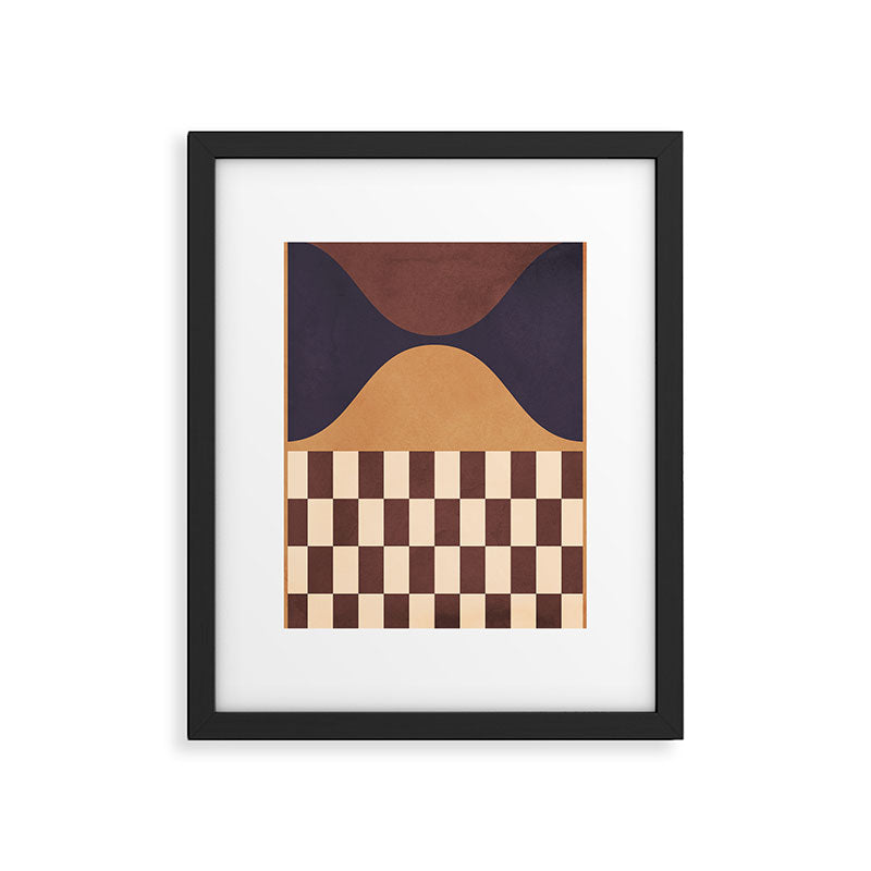 Geometric Abstraction 262 Framed Art Print Gallery Image 4