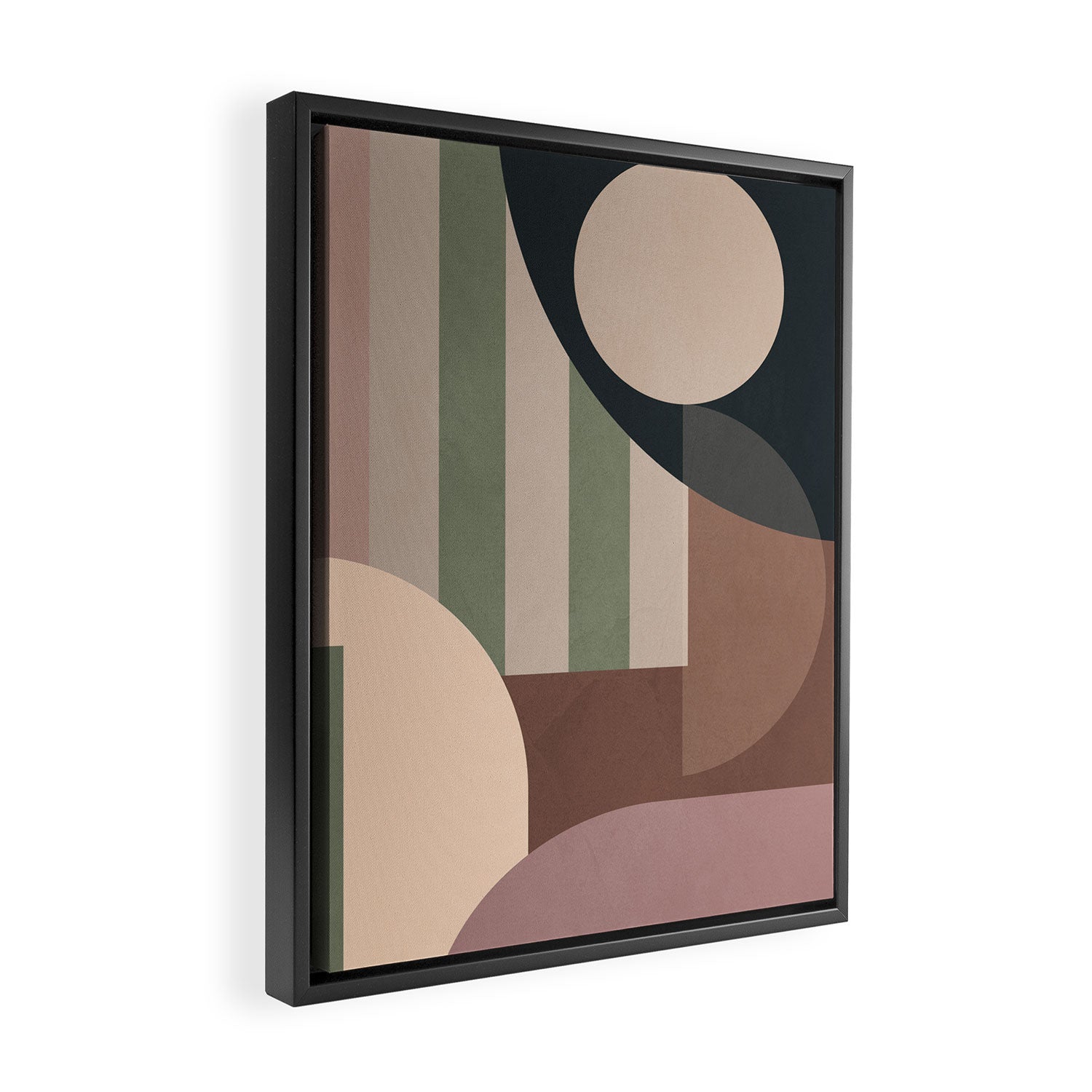 Geometric Abstraction 263 Framed Canvas Print Gallery Image 2
