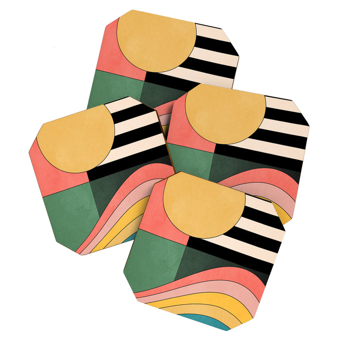 Geometric Abstraction 46 Coaster Gallery Image 1