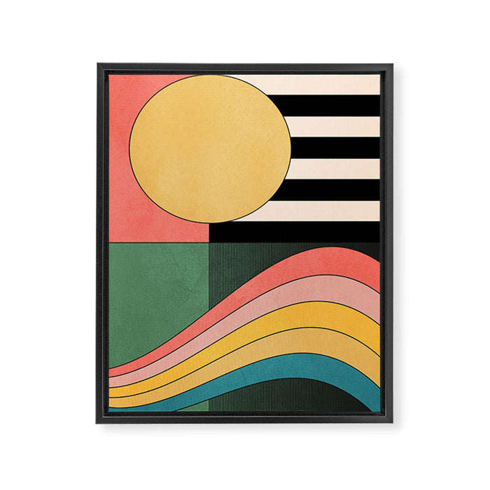 Geometric Abstraction 46 Framed Canvas Print Gallery Image 1