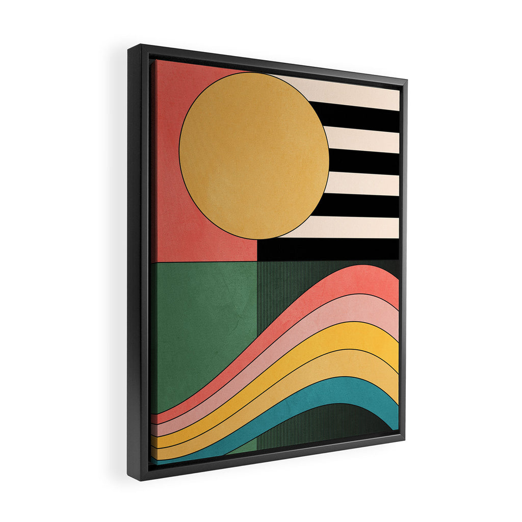 Geometric Abstraction 46 Framed Canvas Print Gallery Image 2
