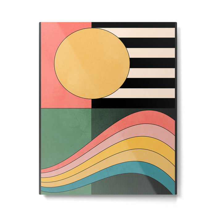 Geometric Abstraction 46 Metal Print Gallery Image 1