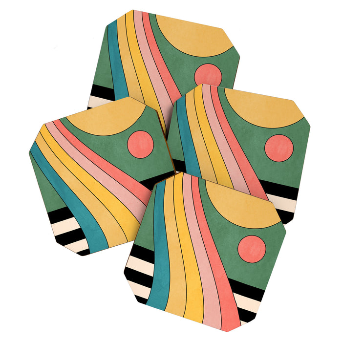 Geometric Abstraction 47 Coaster Gallery Image 1