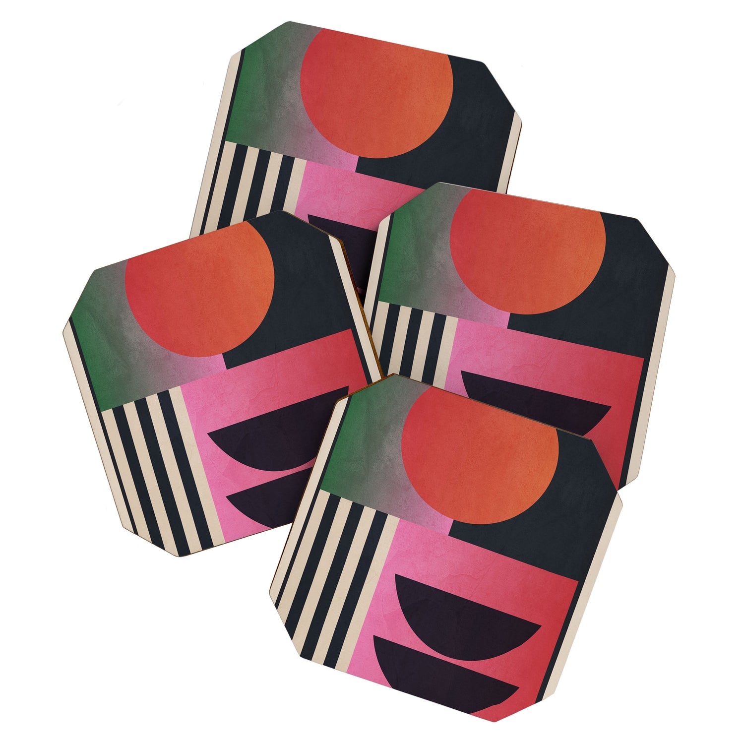 Geometric Abstraction 54 Coaster Gallery Image 1