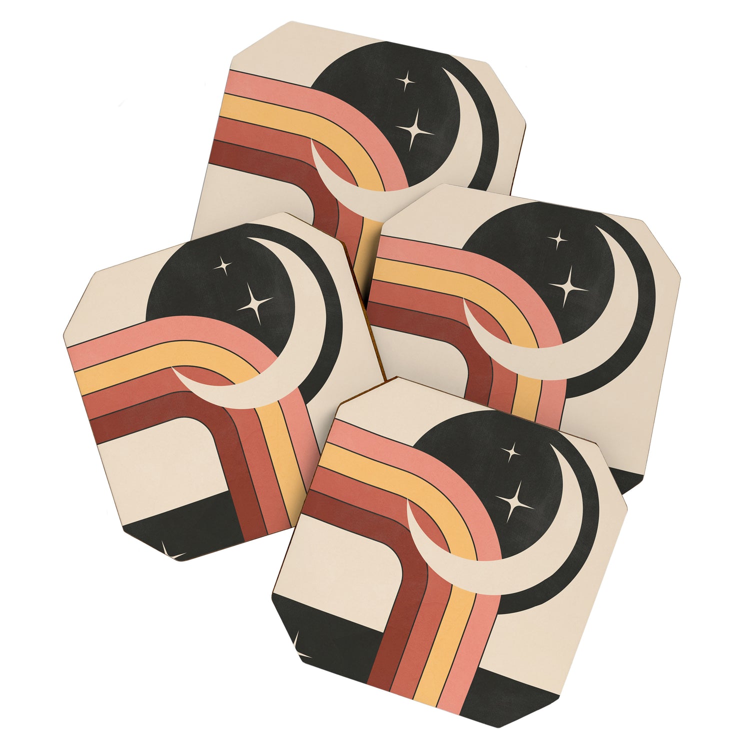 Geometric Abstraction 60 Coaster Gallery Image 1