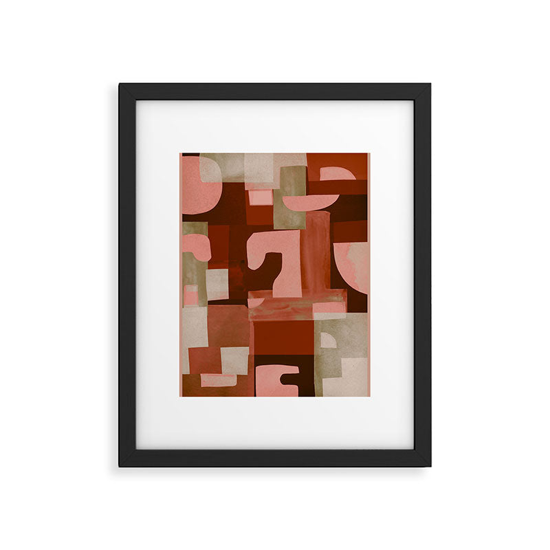 Geometric Collage 11 Framed Art Print Gallery Image 5