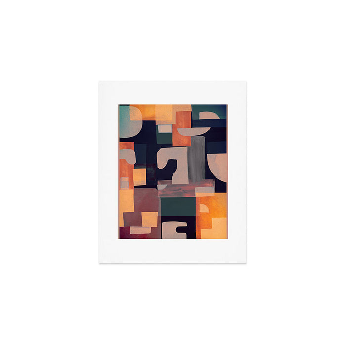 Geometric Collage 4 Art Print Gallery Image 1