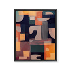 Geometric Collage 4 Framed Canvas Print Gallery Image 6