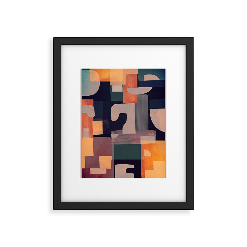 Geometric Collage 4 Framed Art Print Gallery Image 5