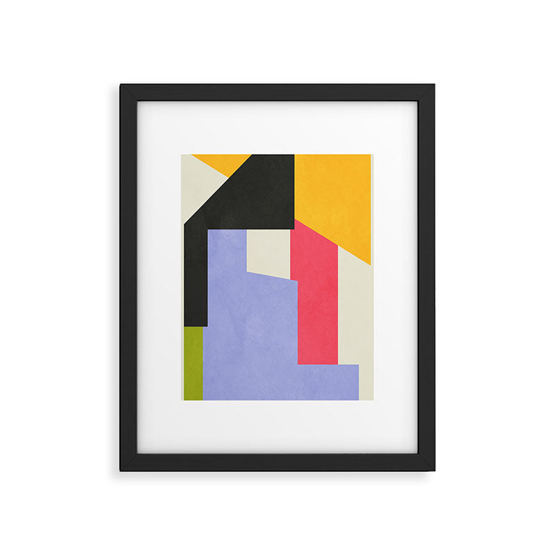 Geometric Shapes 14 Framed Art Print Gallery Image 5
