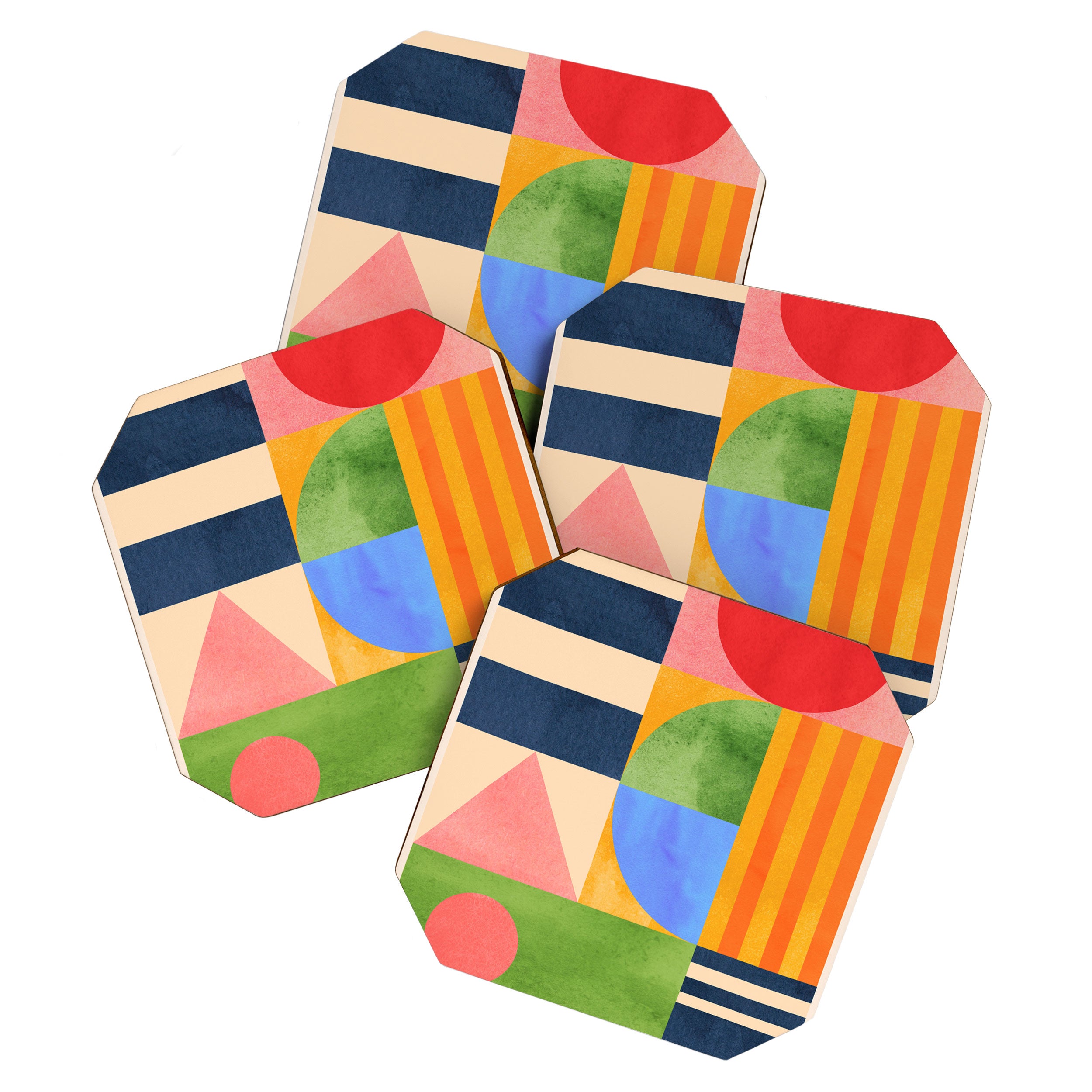 Geometric Shapes 148 Coaster Gallery Image 1
