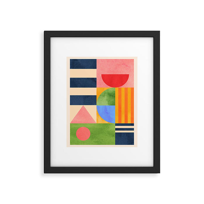 Geometric Shapes 148 Framed Art Print Gallery Image 1