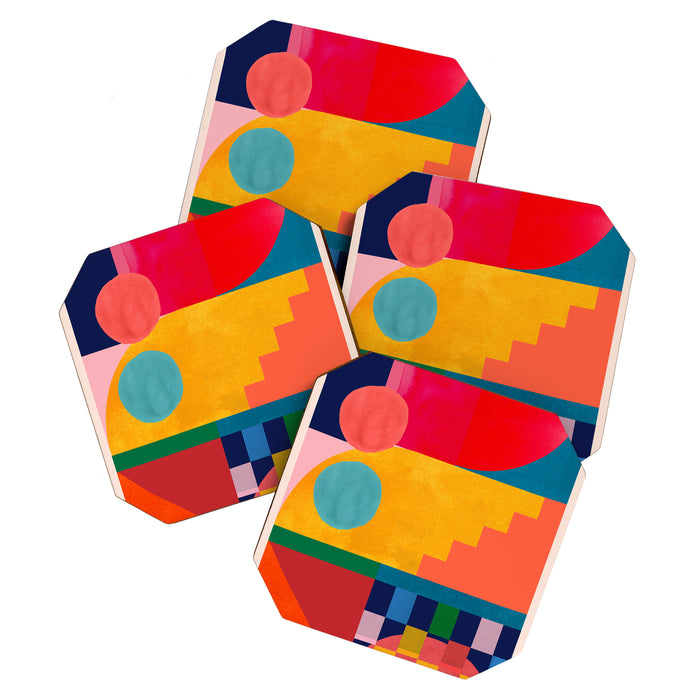 Geometric Shapes 149 Coaster Gallery Image 1
