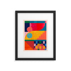 Geometric Shapes 149 Framed Art Print Gallery Image 5