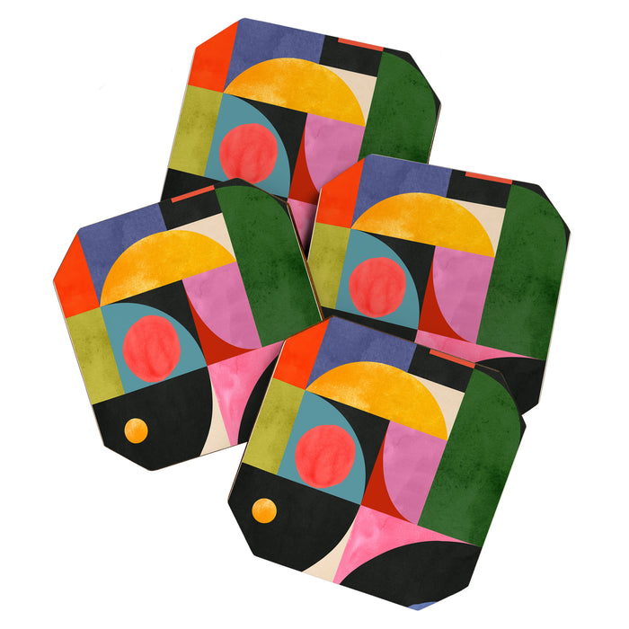 Geometric Shapes 150 Coaster Gallery Image 1