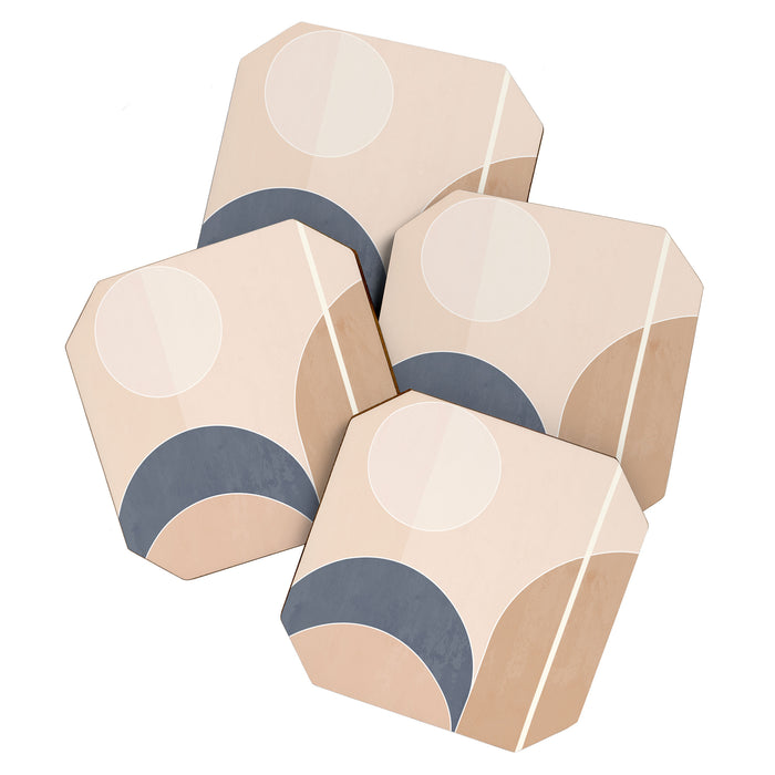 Geometric Shapes 16 Coaster Gallery Image 1
