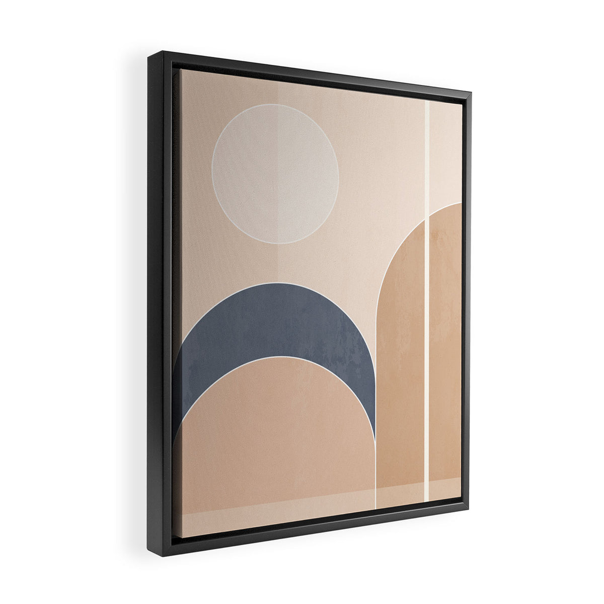 Geometric Shapes 16 Framed Canvas Print Gallery Image 2