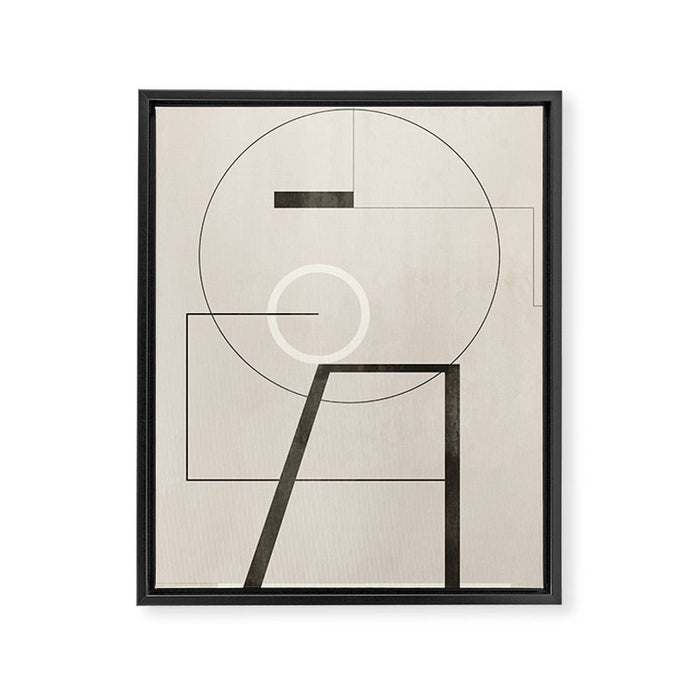 Geometric Shapes 17 Framed Canvas Print Gallery Image 1