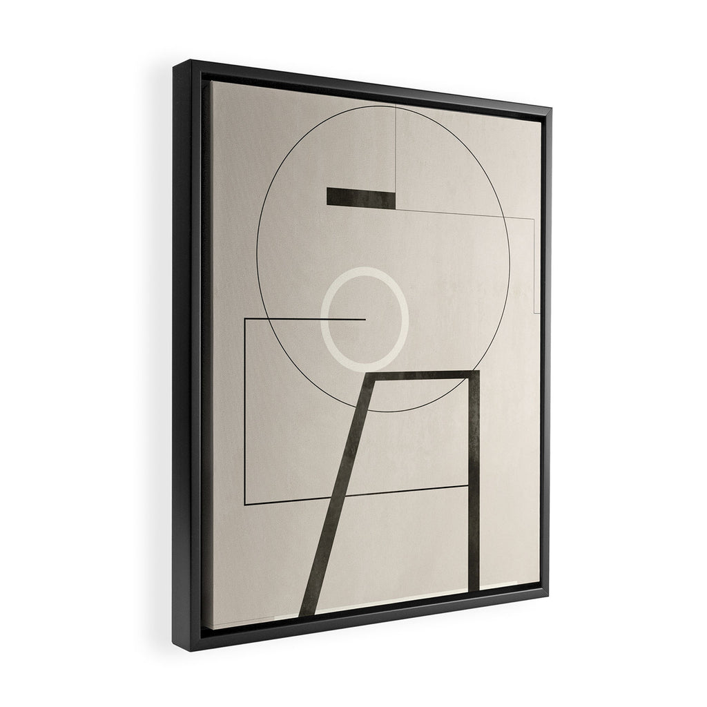 Geometric Shapes 17 Framed Canvas Print Gallery Image 2