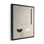 Geometric Shapes 18 Framed Canvas Print Gallery Image 2