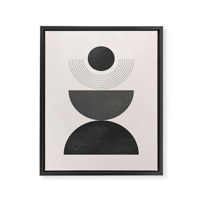Geometric Shapes 18 Framed Canvas Print Gallery Image 6