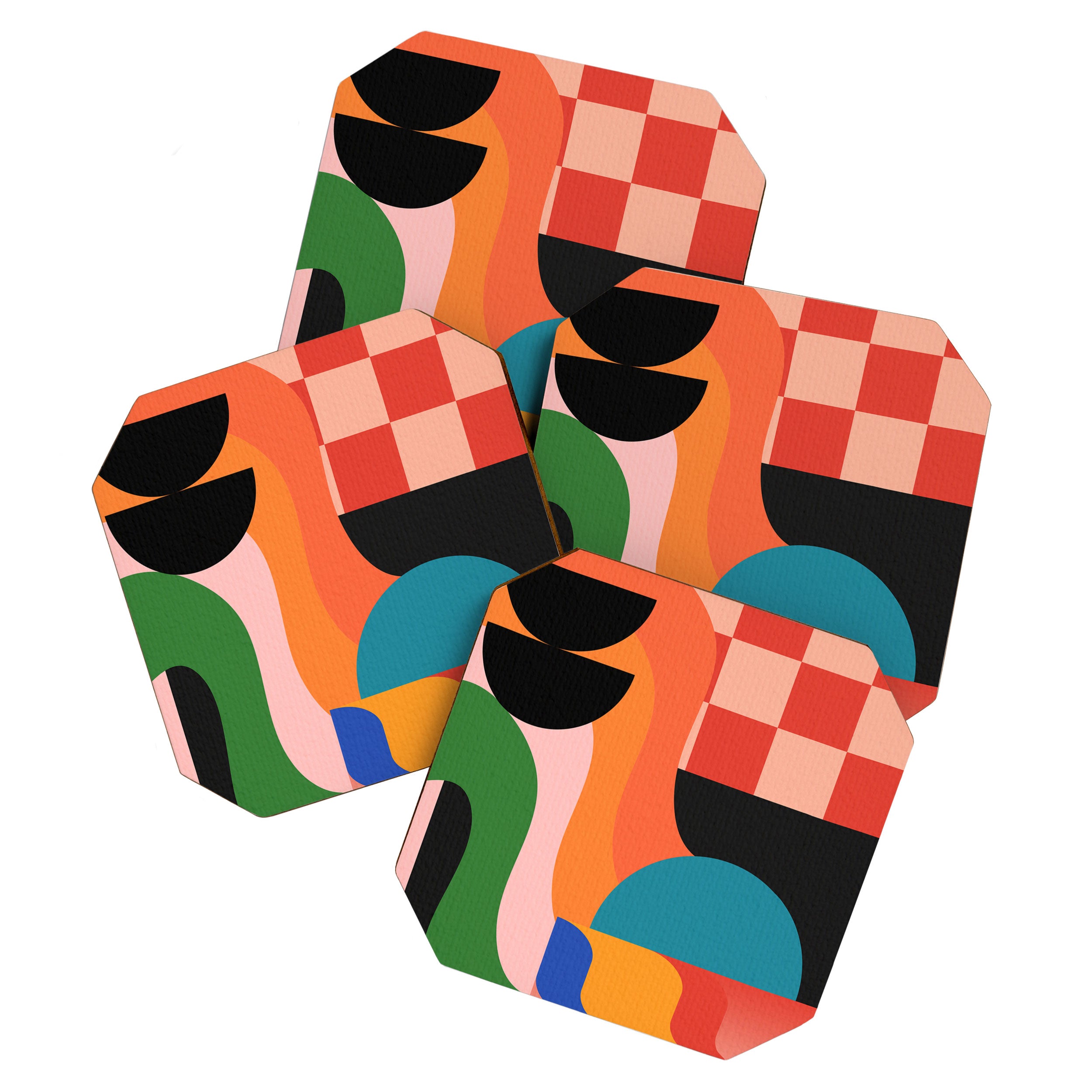 Geometric Shapes 180 Coaster Gallery Image 1