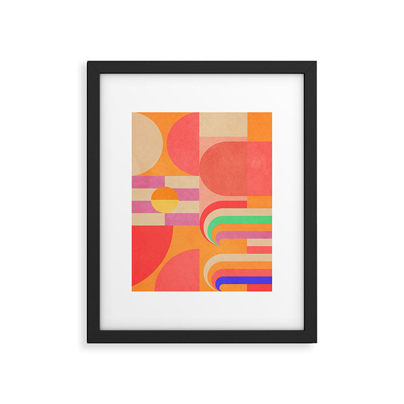 Geometric Shapes 185 Framed Art Print Gallery Image 6