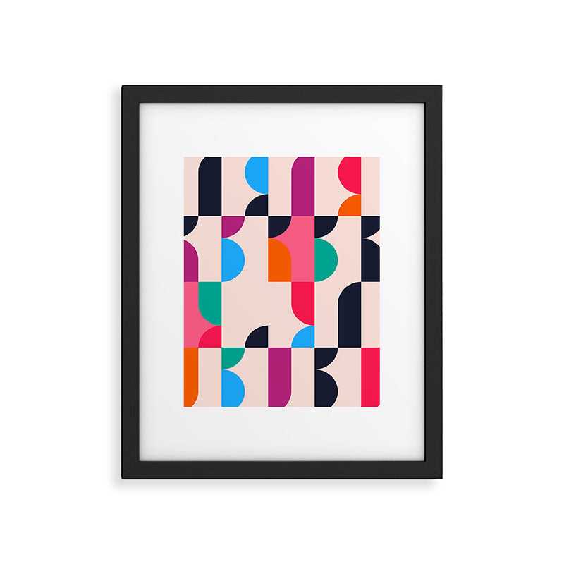 Geometric Shapes 197 Framed Art Print Gallery Image 5