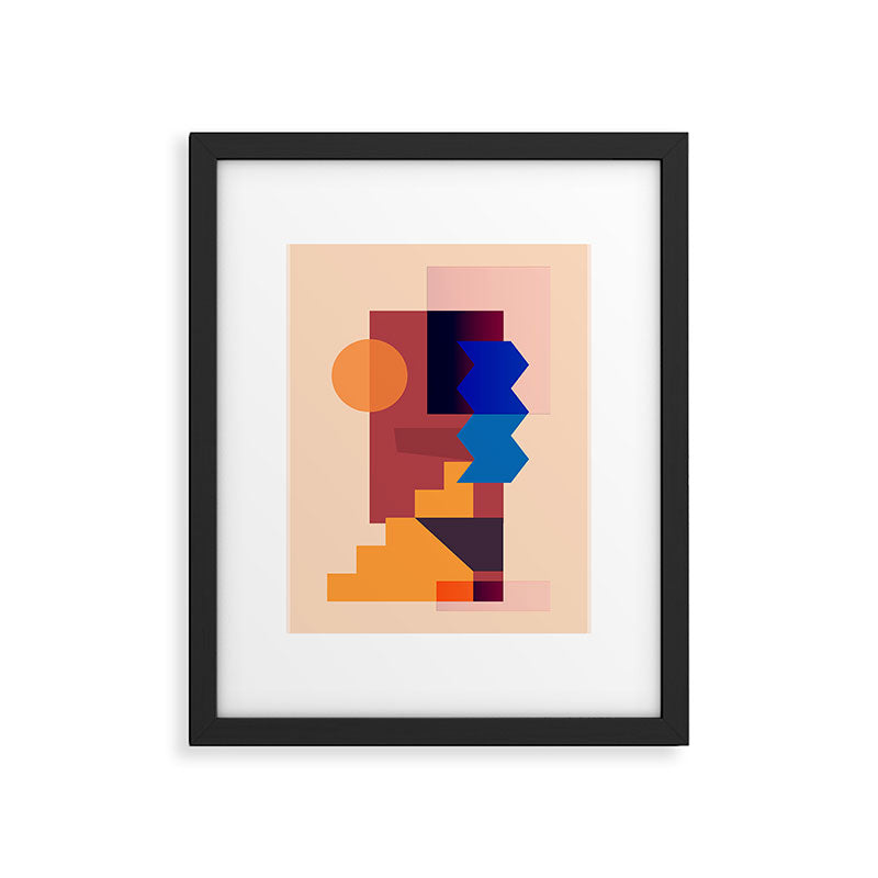 Geometric Shapes 20 Framed Art Print Gallery Image 5