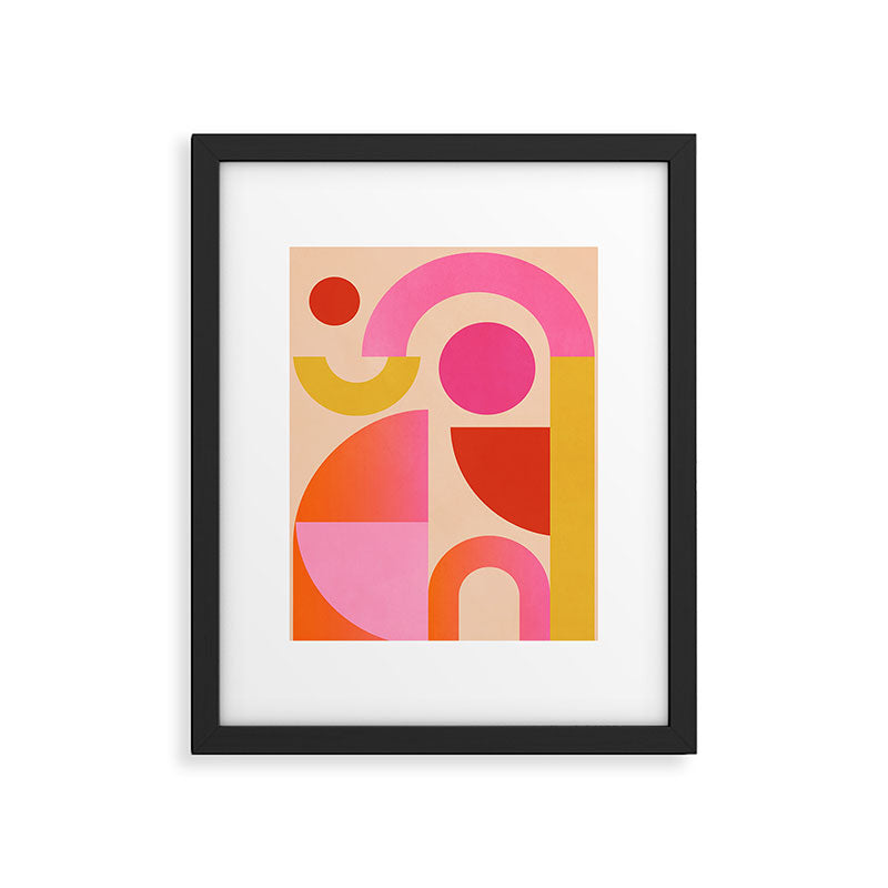 Geometric Shapes 201 Framed Art Print Gallery Image 5